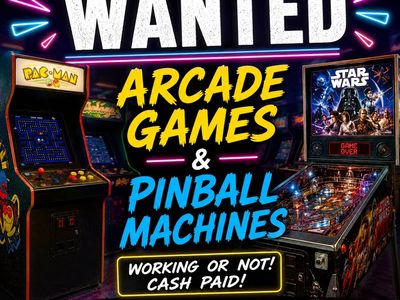 WANTED: Vintage Arcade Games And Pinball Machines