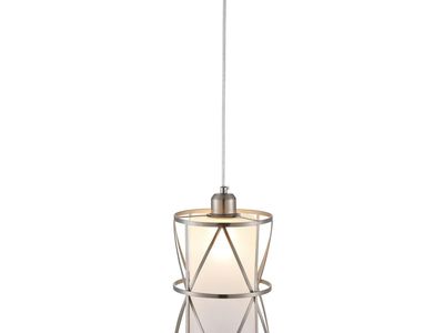 New Pendant Lights Kitchen Island with Frosted Glass, Brushed Nickel Hanging Kitchen Lights