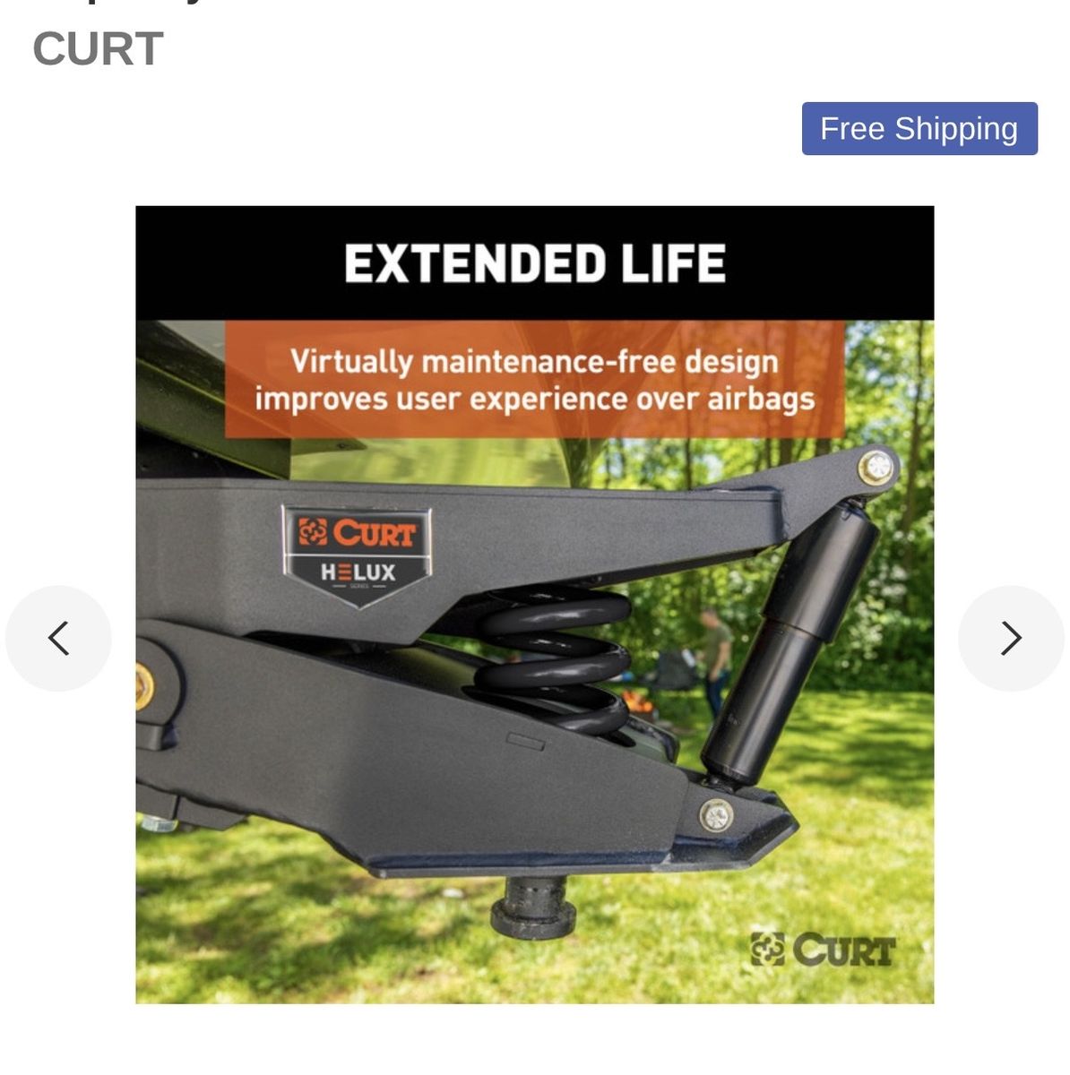 Curt Helux Fifth Wheel Pin Box