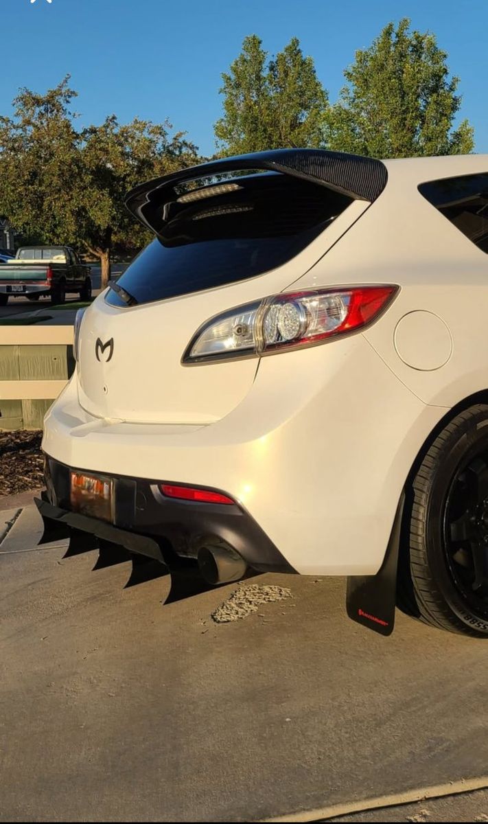 Strafe Design V3 Rear Diffuser - Fits 2010-2013 Mazdaspeed 3 (Gen 2)