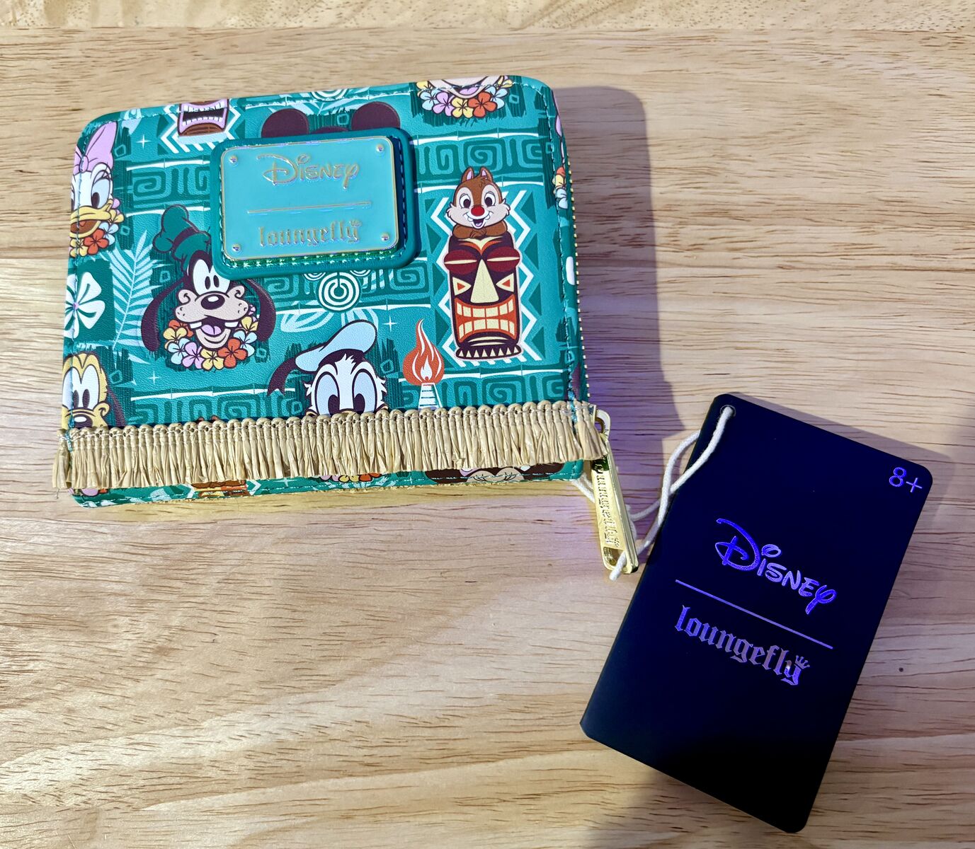 Disney Loungefly Mickey Tiki-style Wallet
