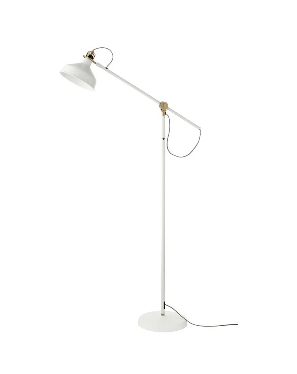 White floor lamp ikea ranarp
