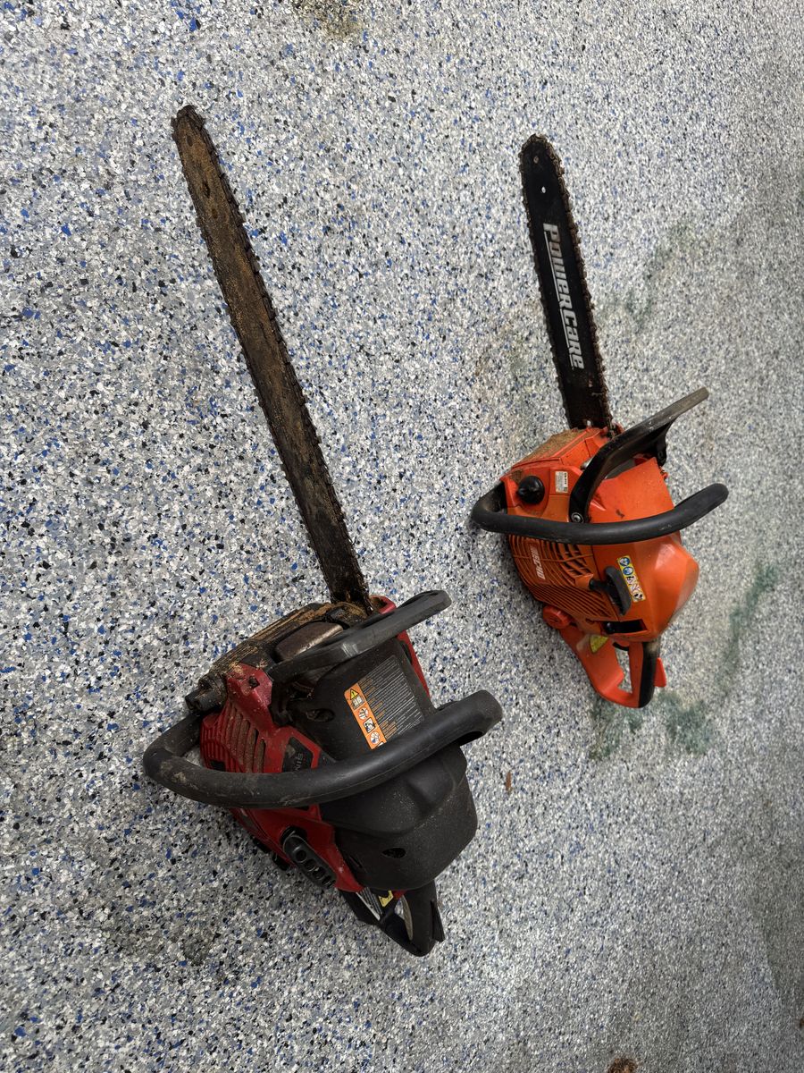 Craftsman 18in/Power Care Chain Saws – $250