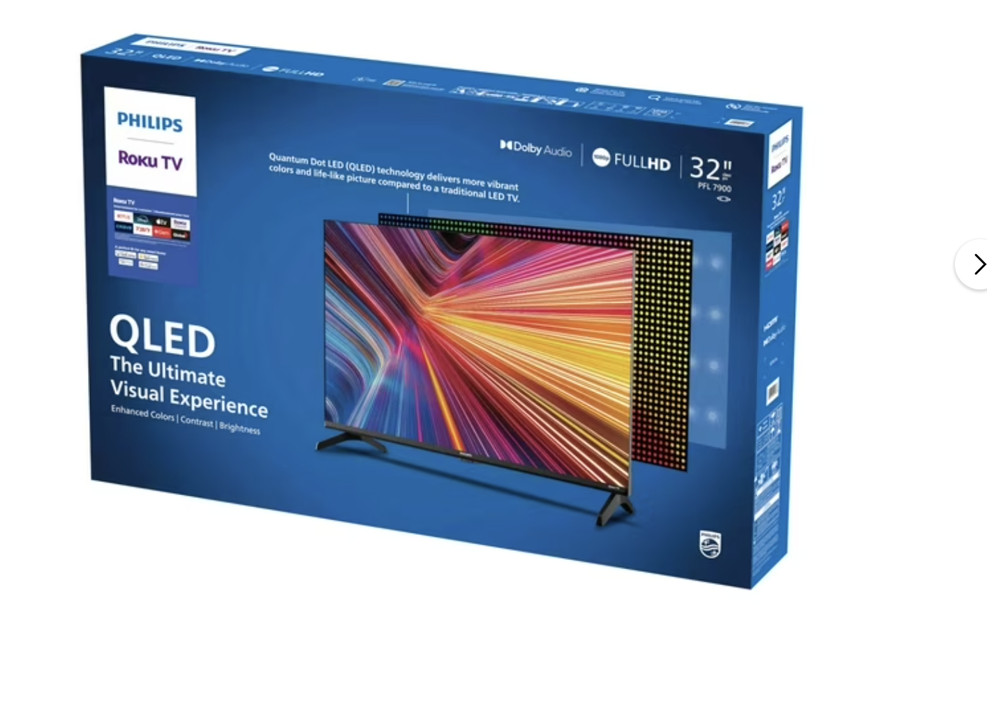 New in Box Philips 32" Class 7900 Series QLED Full HD Roku Smart TV