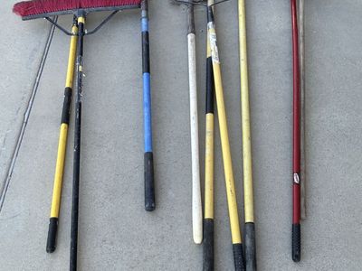 9 long handle cement working tools -$25 for all