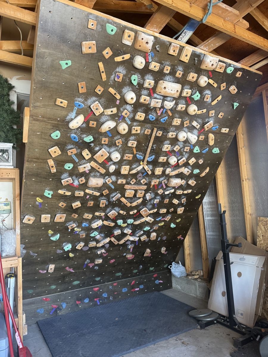 Climbing Wall 10.5 feet tall x 8 feet wide