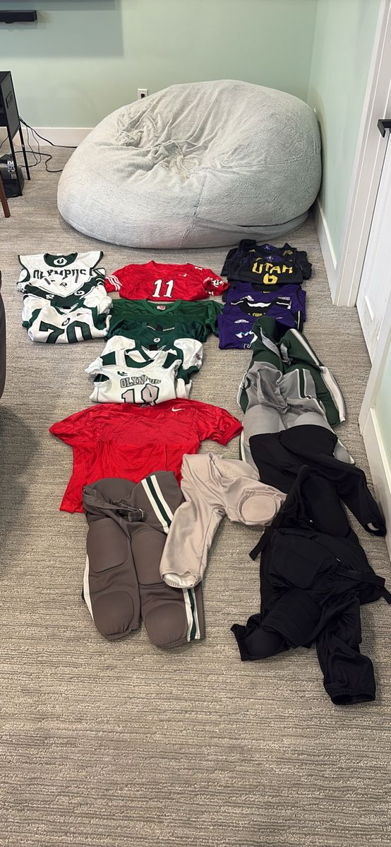 Youth Sports Apparel - Jerseys & Integrated Padded Football Pants (YS-YL)