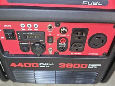Inverter Generator 4400- Watt PowerSmart Gasoline For Outdoor And Home Use
EPA