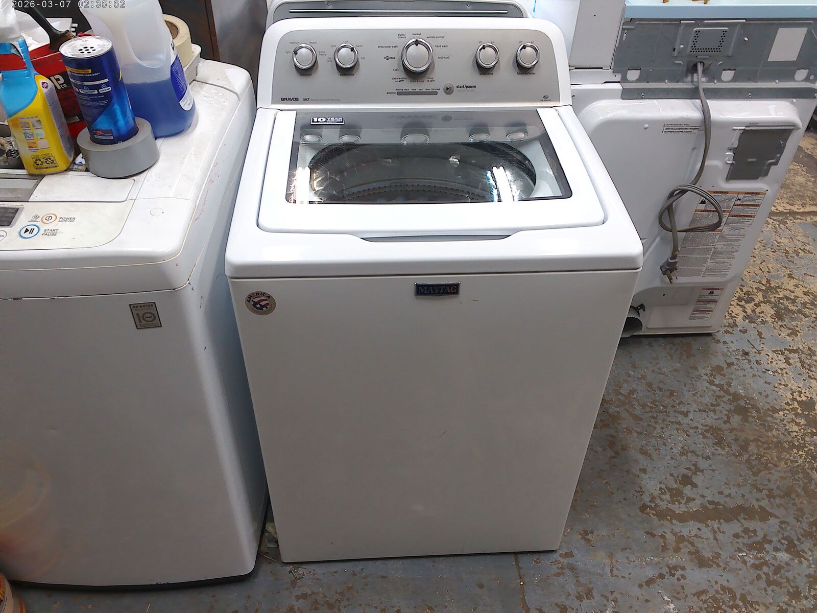Maytag top load washer