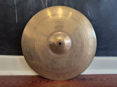 Vintage 1940s A Avedis Zildjian 14" Transition Stamp Cymbal 685g CRACK