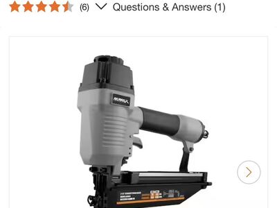 Numax Finish Nailer (new nail gun)