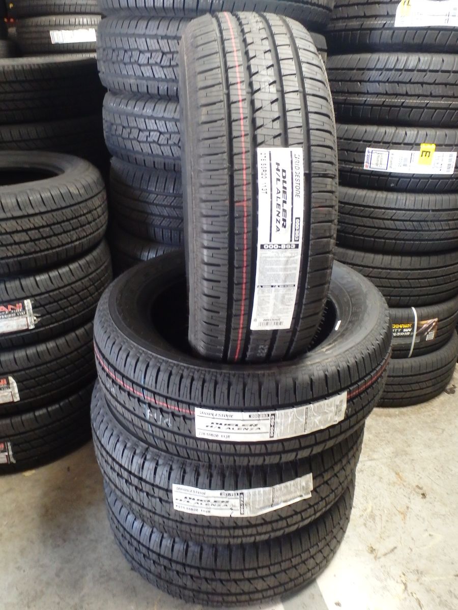 275/55R20 BRIDGESTONE DUELER H/L ALENZA SET OF BRAND NEW TIRES