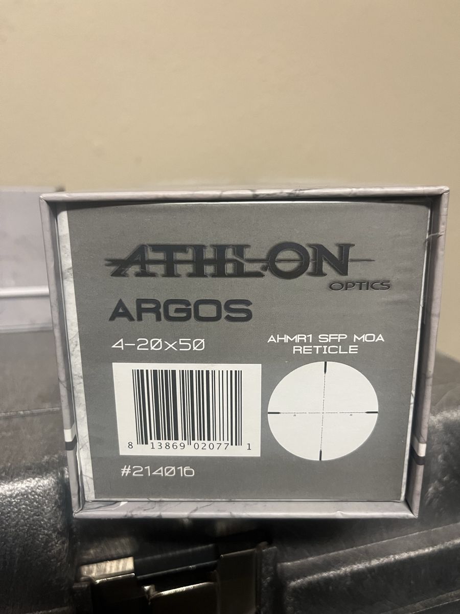 Athlon Argos 4-20x50 Scope