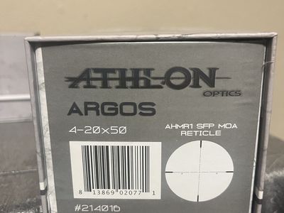 Athlon Argos 4-20x50 Scope