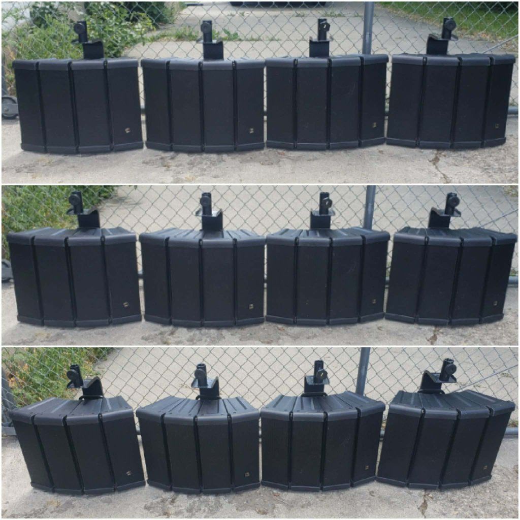 4 TOA SPEAKERS HX-5B 
 HY-ST1 brackets LOUD! DJ