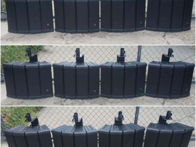 4 TOA SPEAKERS HX-5B
HY-ST1 brackets LOUD! DJ