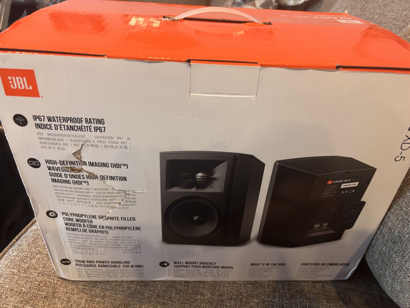 New JBL XD-5 Stage Amazing Weatherproof Soeakers