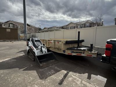 Mini Track Skid Combo For Rent - Mini Skid and Dump Trailer!