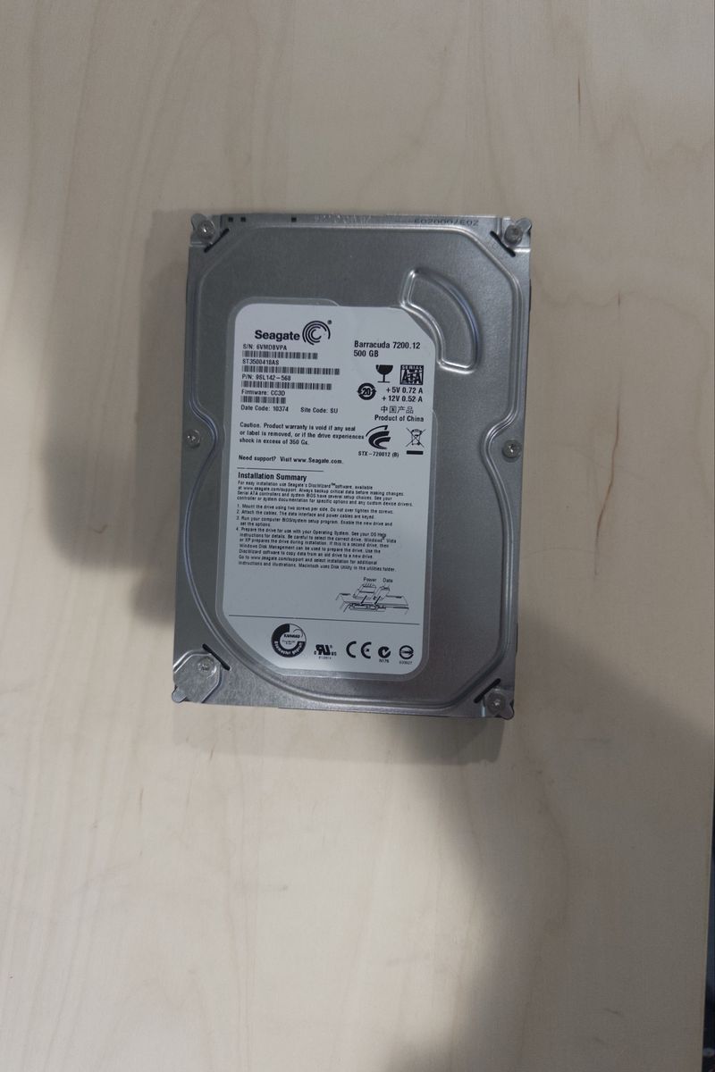 500GB Hard Drive