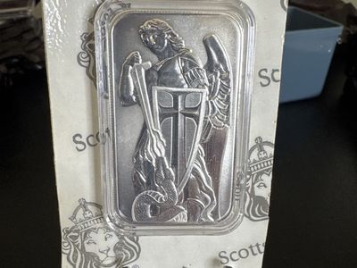 1 oz Silver Bar - Archangel Michael - Scottsdale Mint