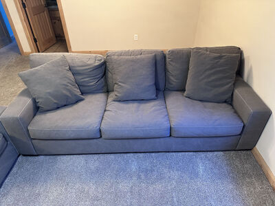RCWilley Outback XXL Graphite Sofa