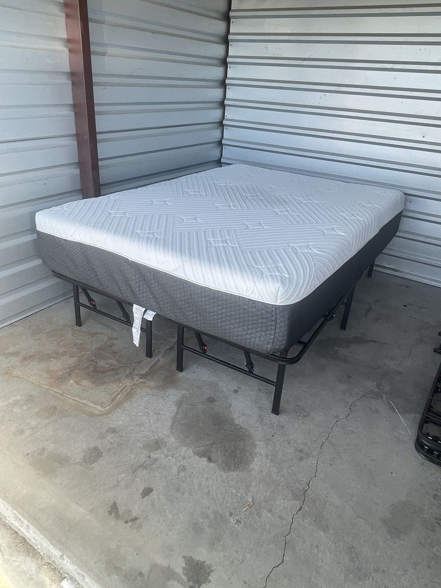 Full Size Bed Frame and Mattress (2 available)