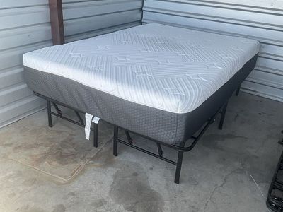 Full Size Bed Frame and Mattress (2 available)