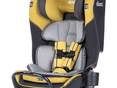 Like-New! Diono Radian 3QX 4-in-1 Rear & Forward Facing Convertible Car Seat Infant to Kid