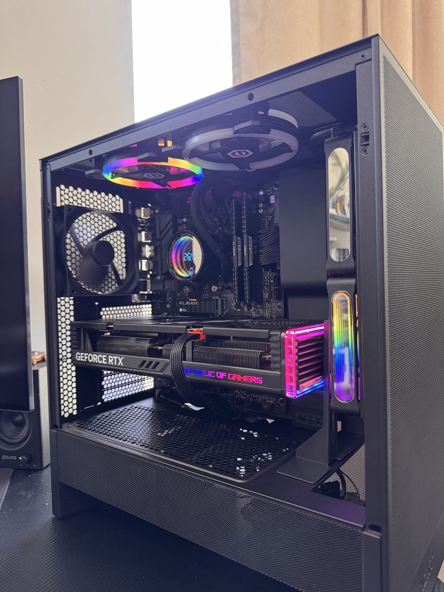 High-End Custom Gaming PC — Ryzen 7 5800X • RTX 4070 ROG • 32GB RAM
