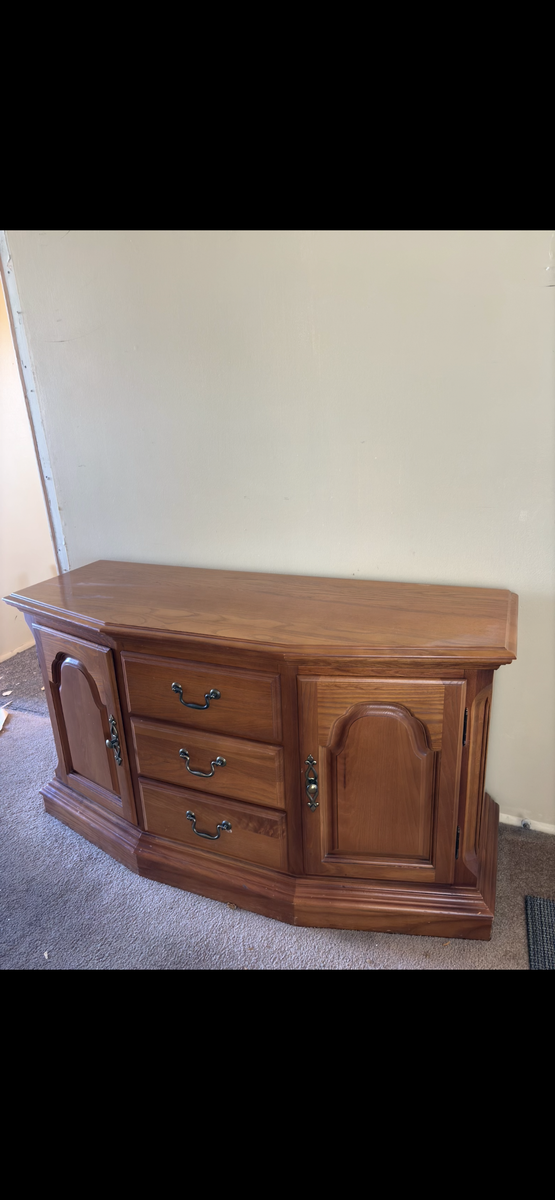 Vintage Oak Sideboard