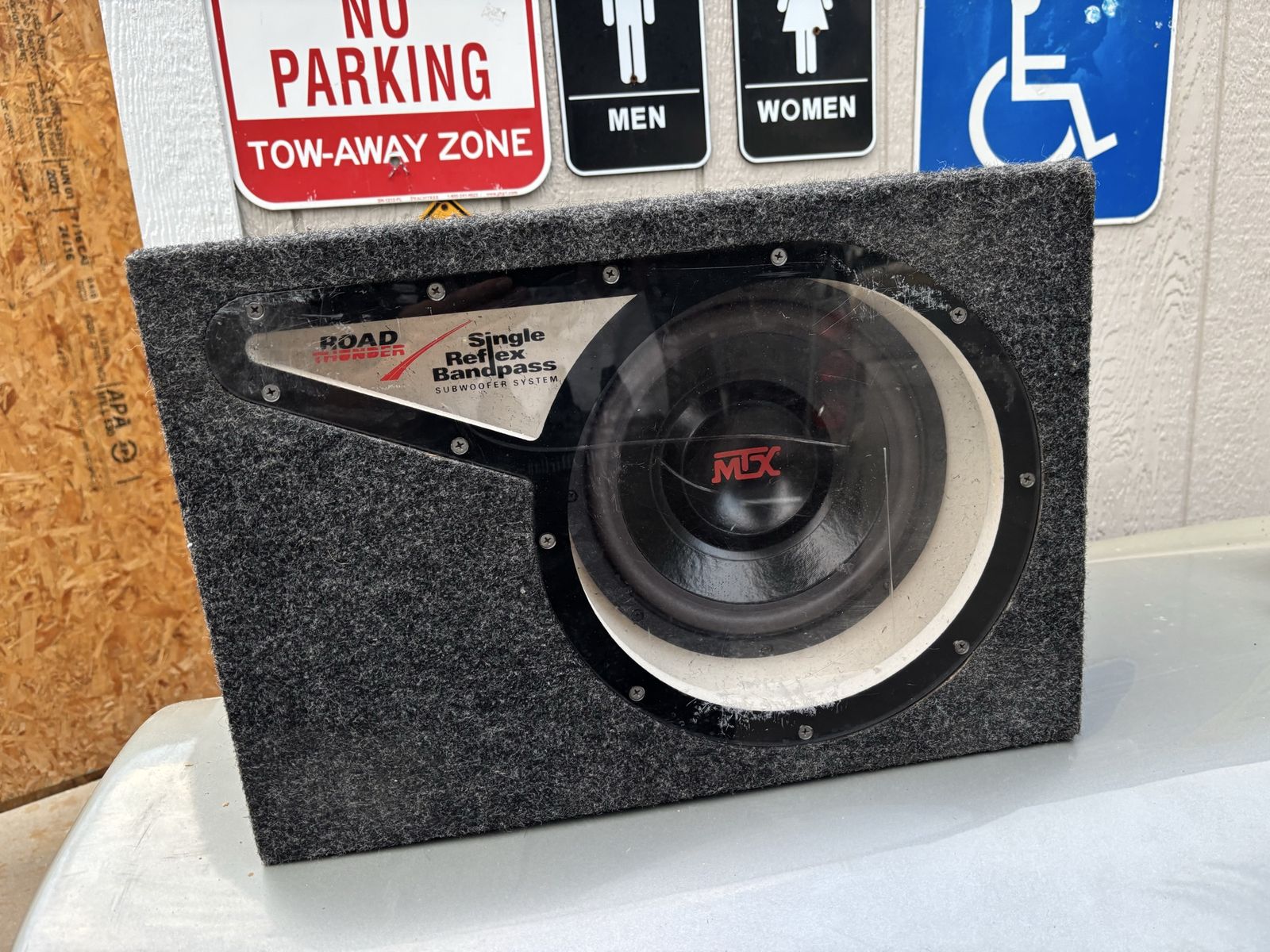 Old School 10" MTX Road Thunder Single Reflex Bandpass Subwoofer