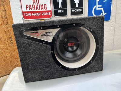 Old School 10" MTX Road Thunder Single Reflex Bandpass Subwoofer