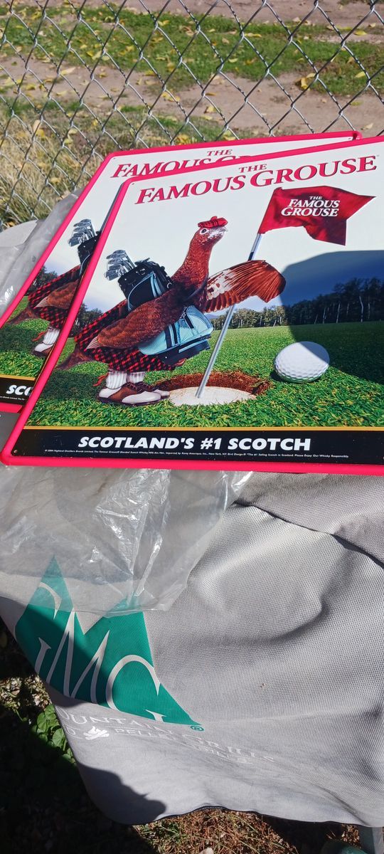 Famous grouse Golf tin signs