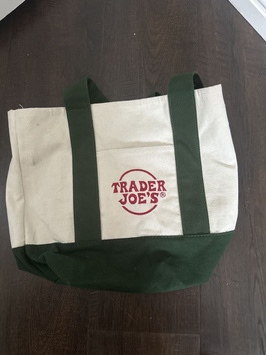 Trader Joe’s mini tote Green