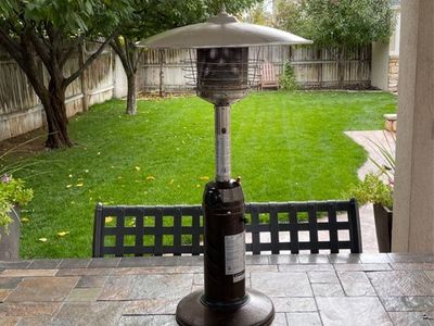 Tabletop Patio Heater - Bronze Finish Outdoor Propane Heater