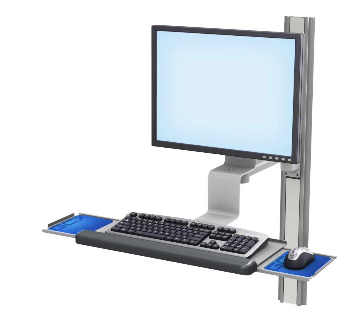 GCX M Series Computer Monitor and Keyboard Wall Mount System