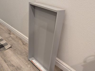 Gray Wooden Changing Table Topper Tray