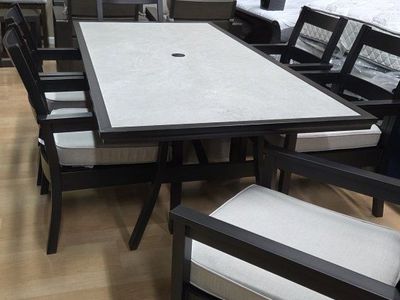 NEW 7-Piece SunVilla outdoor Patio Dining Set. +FREE DELIVERY