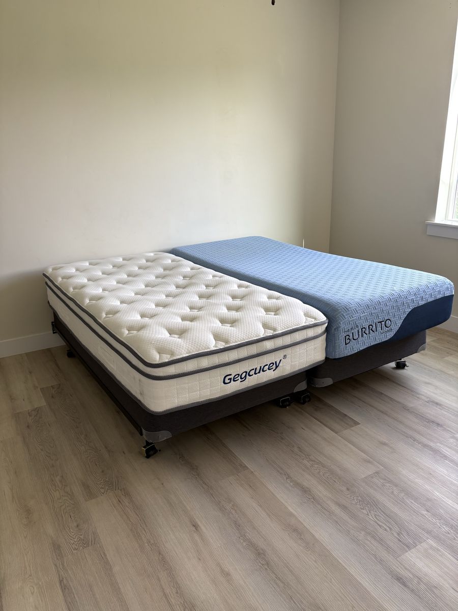 Twin-sized beds. Extra long. Great condition.