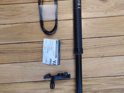 E*thirteen Vario Infinite Dropper Seatpost 31.6mm 120-150mm - V20, Complete with Remote & Cable