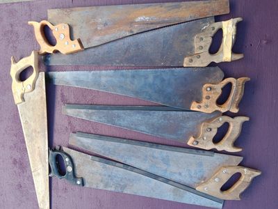 Hand wood saw collection