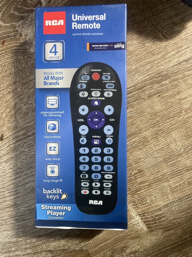 Rca, Universal Remote New, Never Used