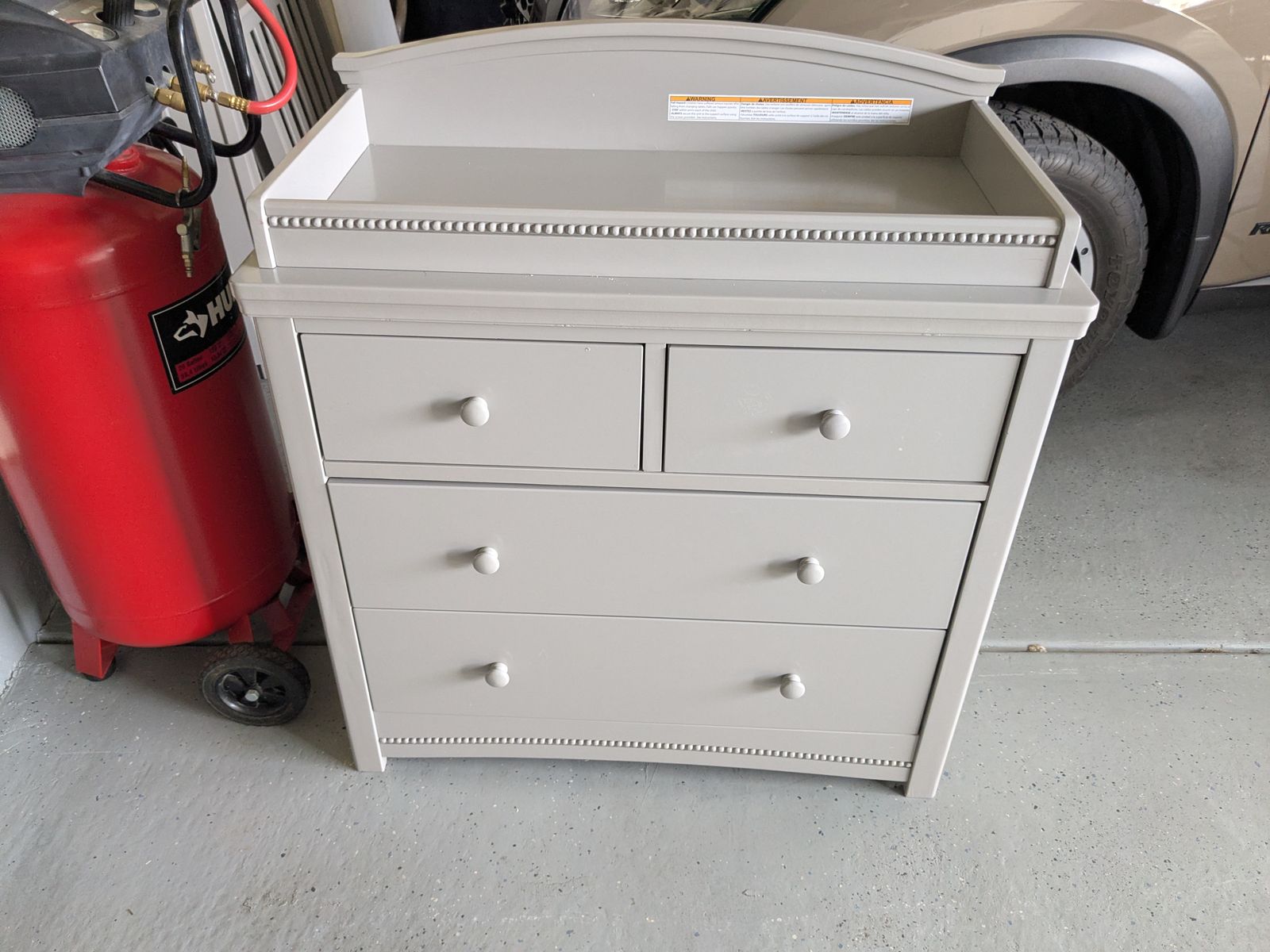 Baby Crib/Bed and Dressing Table