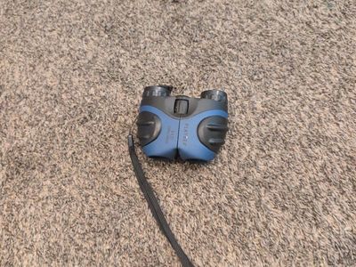 Puntorex 8x21 Compact Binoculars with Strap - Blue/Black