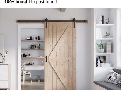 Double Sliding Barn Doors AND Hardware Kit