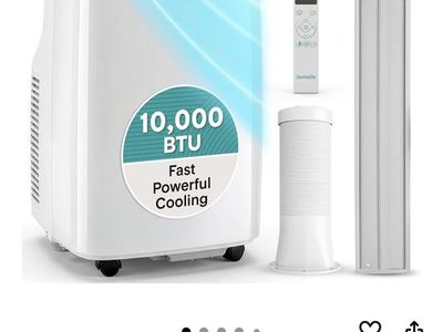 SereneLife 10,000 BTU Portable Air Conditioner with WiFi and Remote Control