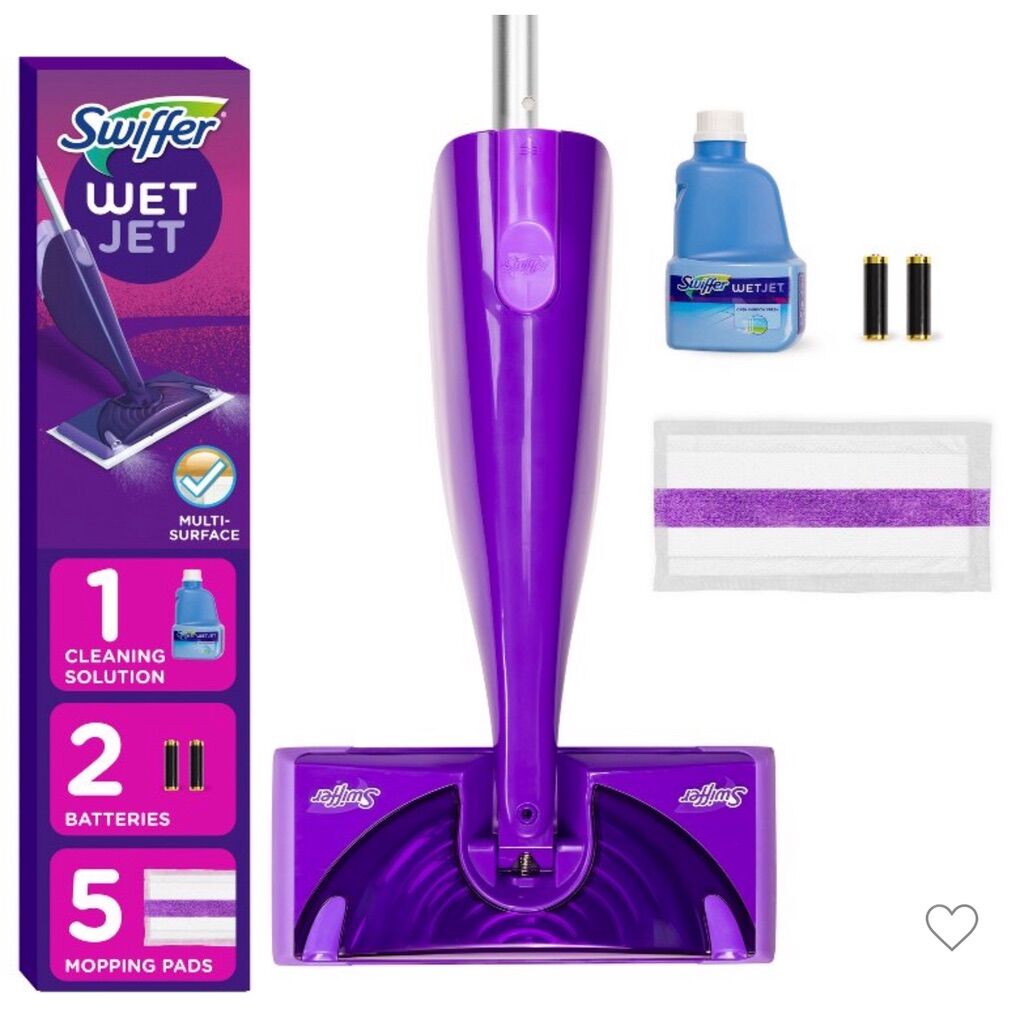New! Swiffer WetJet Floor Mop Starter Kit