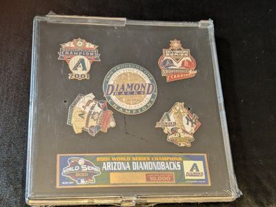2001 Arizona Diamondbacks World Series Champions Pin Collector Set--