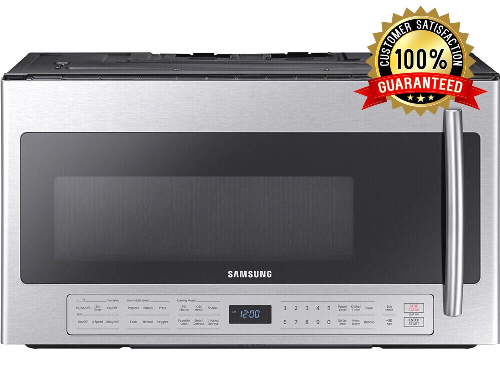 Samsung 2.1 Cu. Ft. Over-the-Range Microwave, Sensor Cook, Stainless Steel