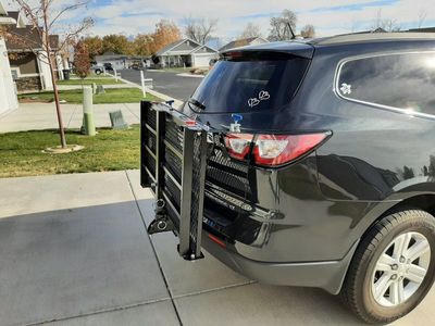 Wheelchair or Scooter Carrier w/Ramp, for Truck or SUV, 500 lb Capacity